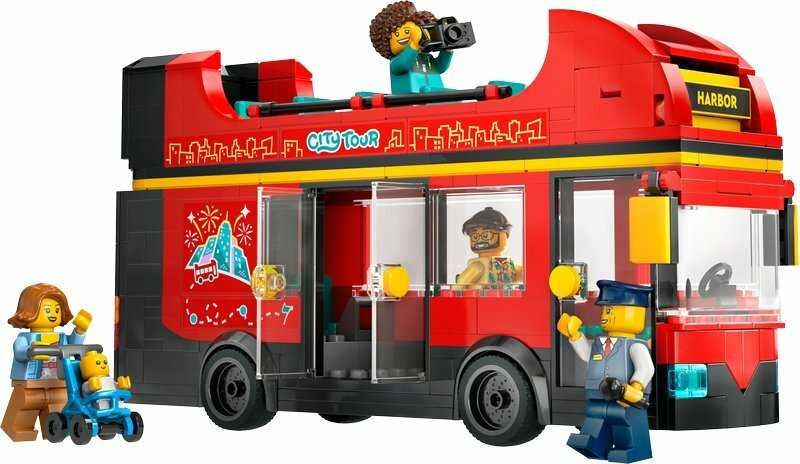 LEGO CITY 60407 AUTOKAR Czerwony piętrowy
