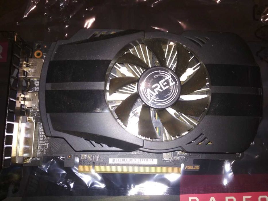 Видеокарта Asus PCI-Ex Radeon RX550 2GB, рабочая