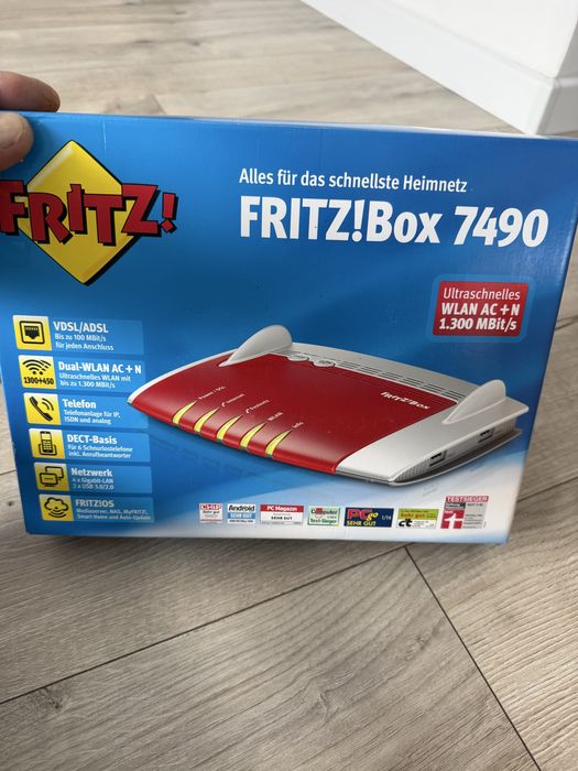 Ruter fritzbox 7490 . Super Szybki
