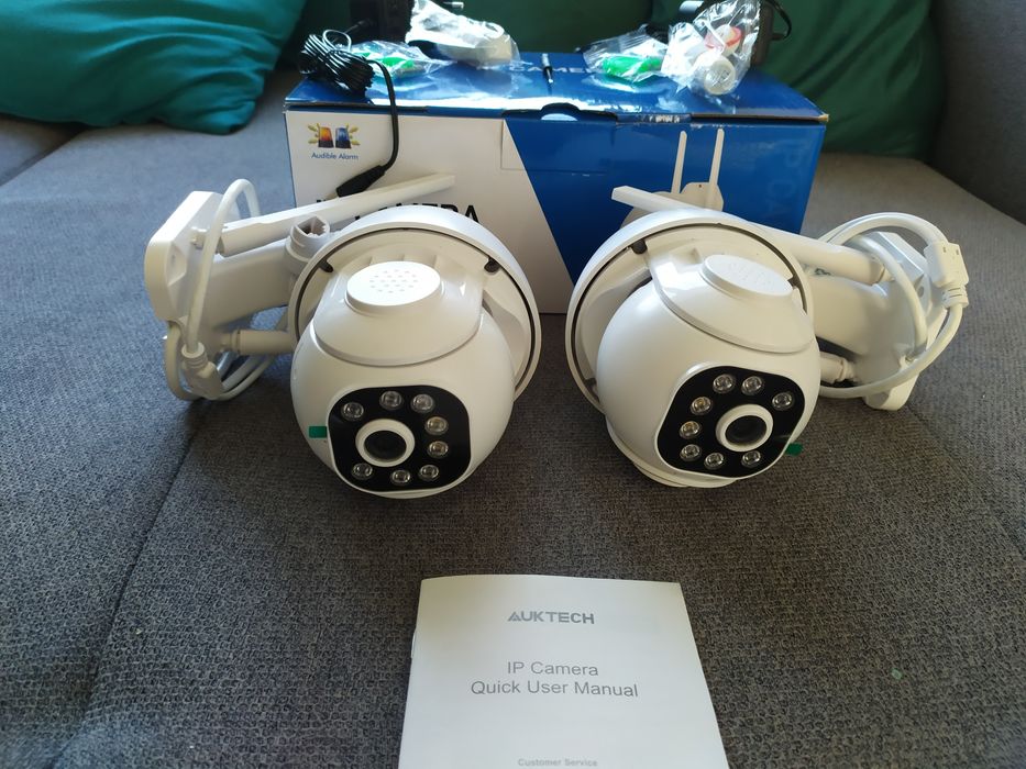 2 IP kamery Auktech Wi-Fi WLAN