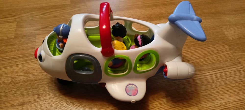 Samolot fisher price biały