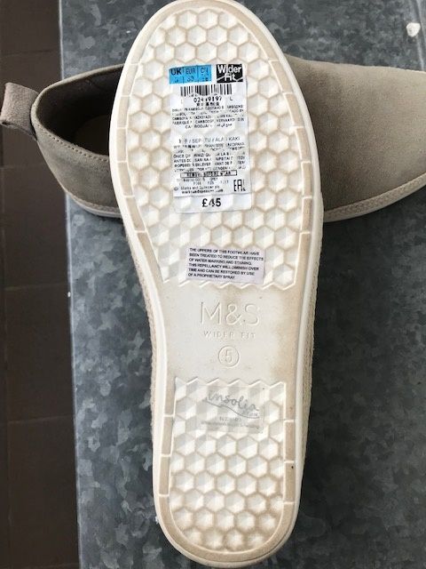 Półbuty , Espardyle skórzane z technologią