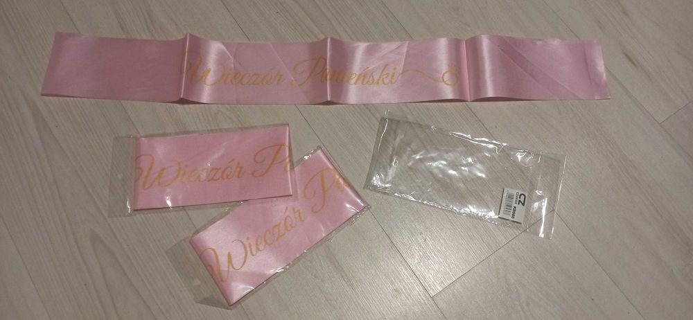 Szarfy wieczór panieński 3 sztuki