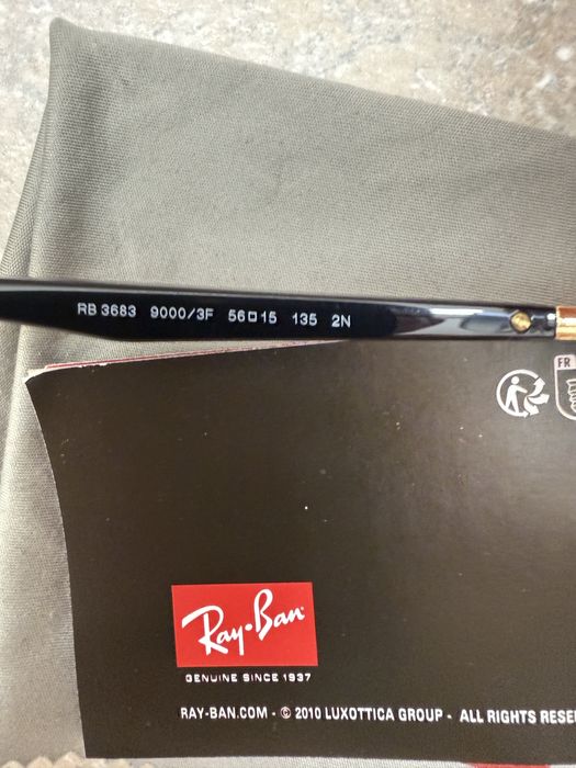 Okulary przeciwsłoneczne Ray-Ban 3683 9000/3F