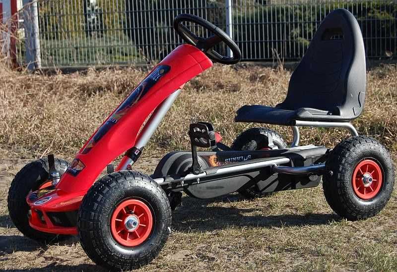 BAWIBUS.PL pojazd GOKART NA PEDAŁY pompowane koła auto jeździk do 50KG