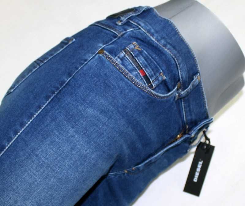 Damskie jeansy Diesel Sandy -Slim Straight 00SFXM nowe oryg. - W27/L30