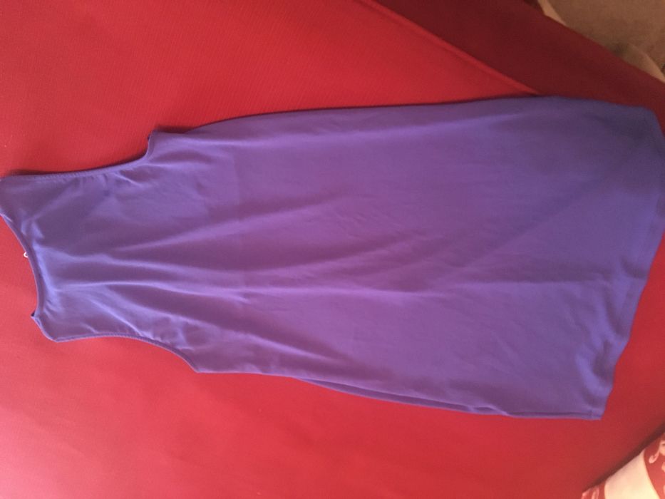 Vestido azul em malha novo