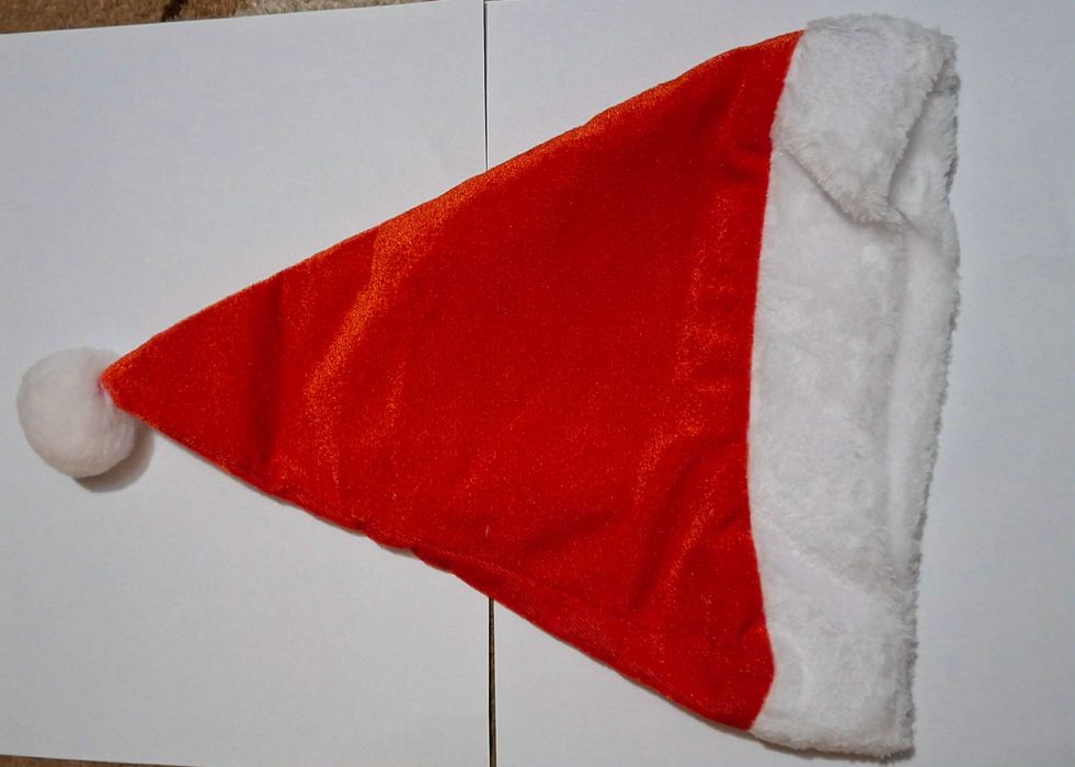 Czapka Mikołaja , 2 sztuki.