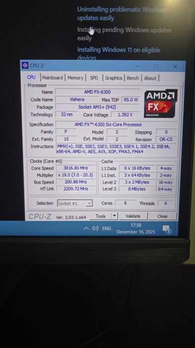 Комплект AMD FX-6300 + мат. плата + ОЗП + відеокарта