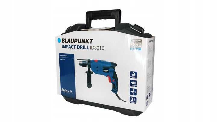 Wiertarka udarowa 900 W 4 Wiertła Walizka Blaupunkt ID8010