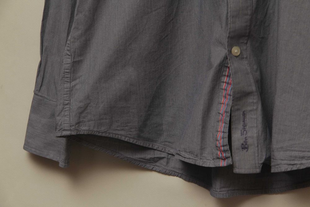 Ben Sherman 3 L  рубашка из длинноволоконного хлопка