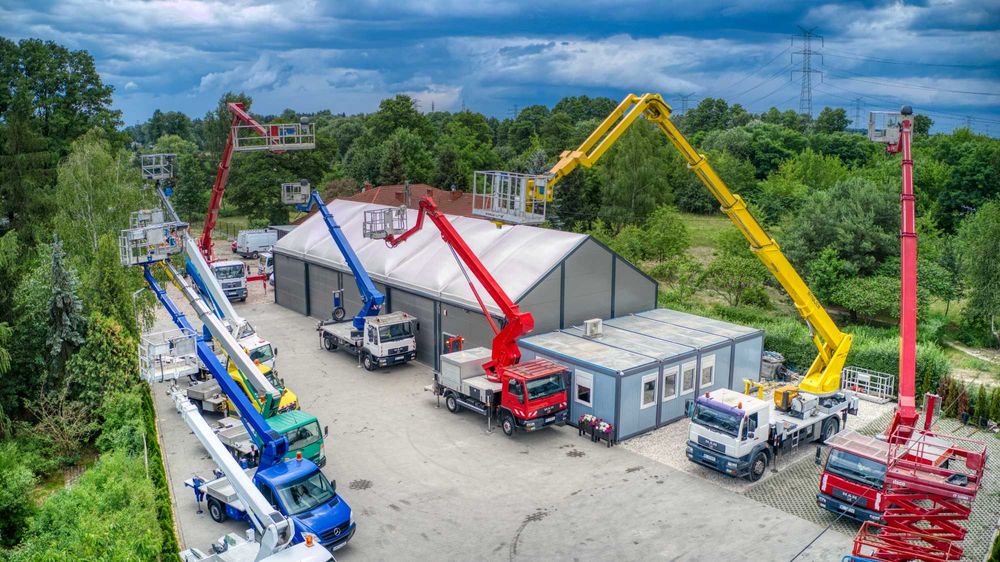 Wynajmę podnośnik koszowy Nasielsk i okolice do 50km, wycinka drzew
