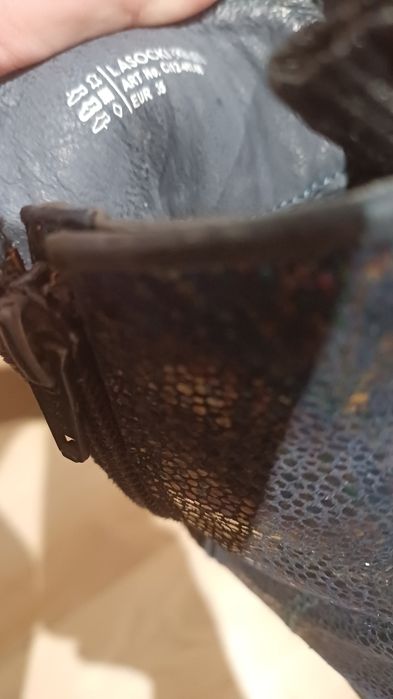 Buty zimowe, skórzane kozaki Lasocki 35 Young