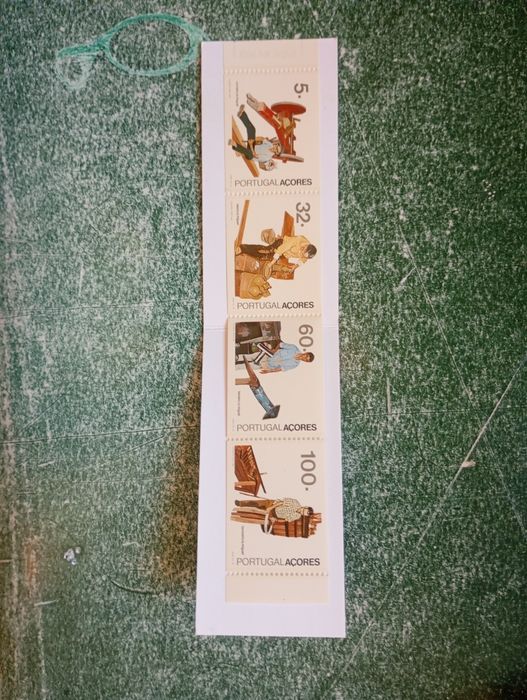1990 Caderneta Profissões Típicas Açorianas MNH **