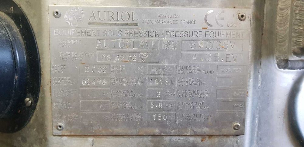 Autoclave Vertical Industrial