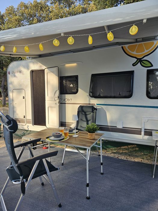 Wynajem. Przyczepa kempingowa. Nowa. Klimatyzacja. Rezerwacje 2026.