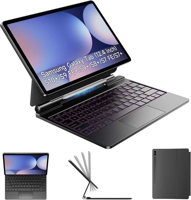 Чохол книжка з клавіатурою Samsung Tab Apple iPad Xiaomi Pad SE