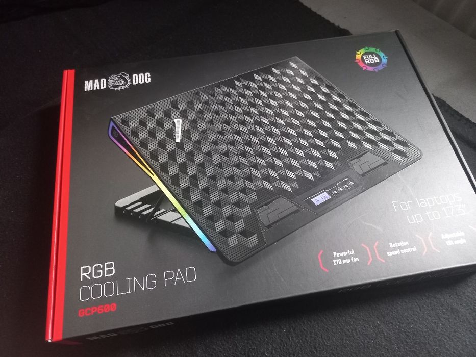 Podstawka chłodząca pod laptopa Mad Dog GCP600 RGB