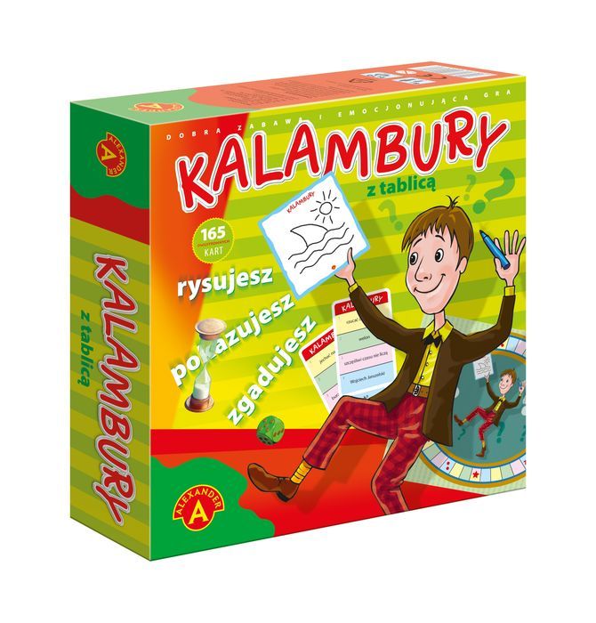 Gra Kalambury Z Tablicą 0758 Alexander Gry Nowa Nieużywana