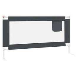 NOVO- Barra segurança p/ cama infantil tecido 160x25 cm cinza-escuro