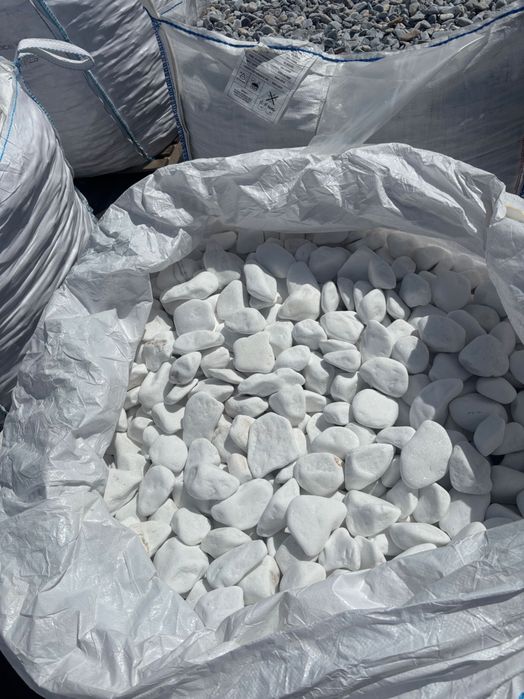 Otoczak śnieżnobiały Thassos import Grecja