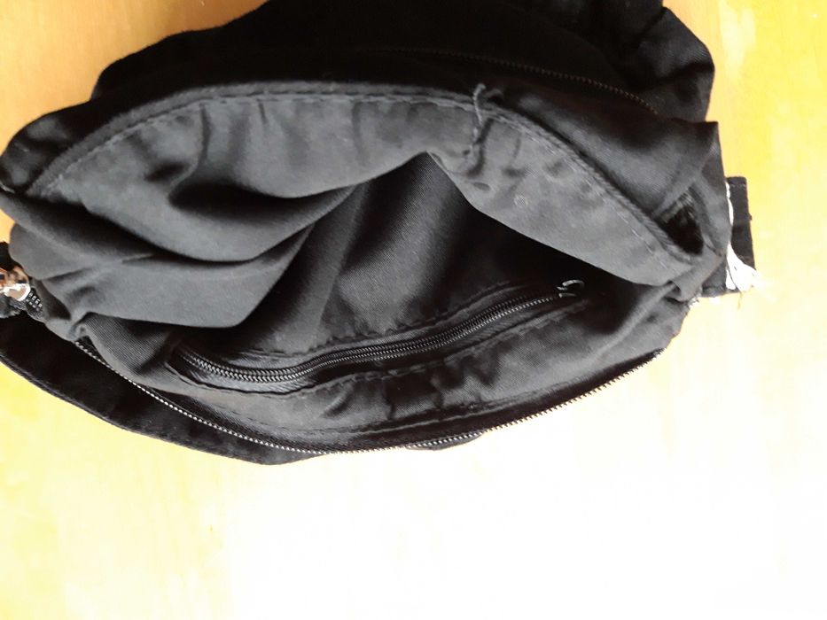 Torebka bawełniana czarna