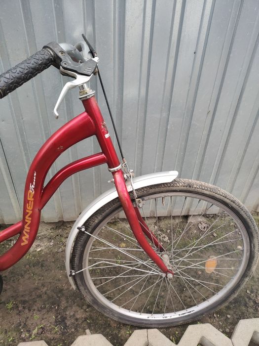 Rower damski jeżdżący