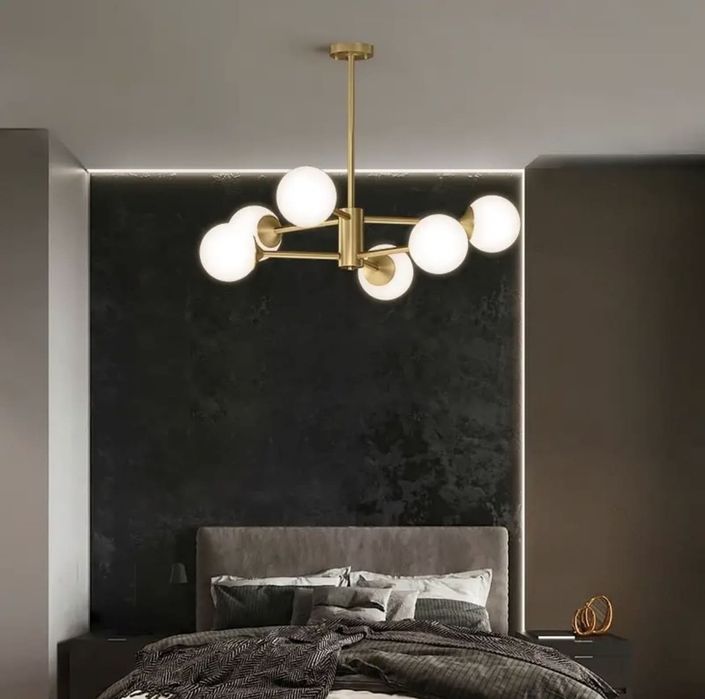 Люстри 6/8/10/12 плафонів,люстра на плафонах стильна