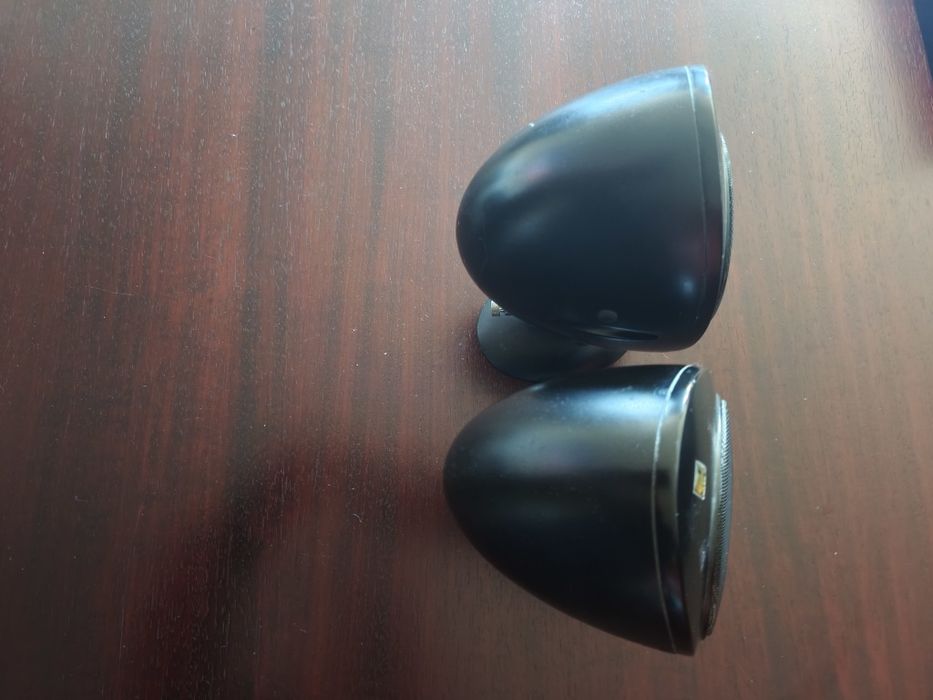 Par de Colunas Vintage KEF “Ovo” – HTS2001 (KHT 2005.2) Excelente Som