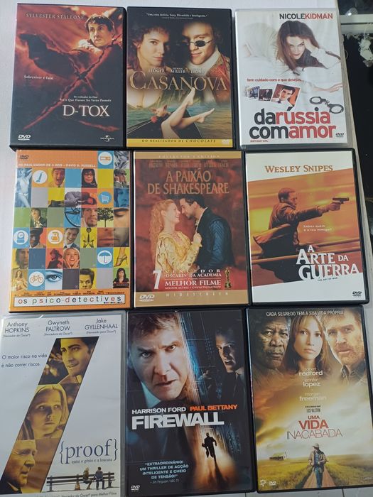Filmes em sistema dvd