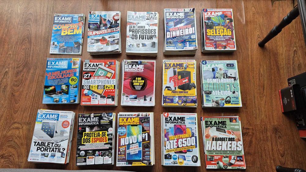 Exames informáticas de 2010 a 2024