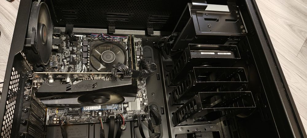 Wydajny Bequiet Pure Base 600 Ryzen 2600,16gb,GTX 1060 6gb,Nvme+HDD