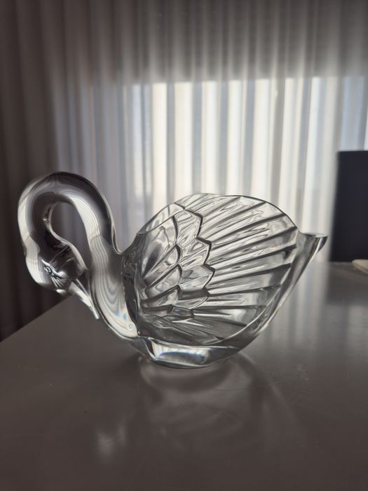 Cisne Molheira vintage da Cristal D'Arques