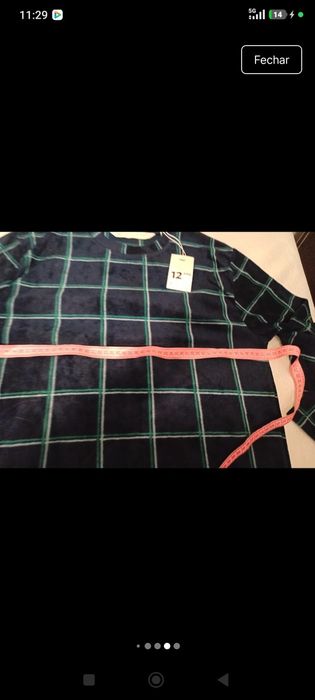 Pijama da loja Mo.nova com etiqueta.