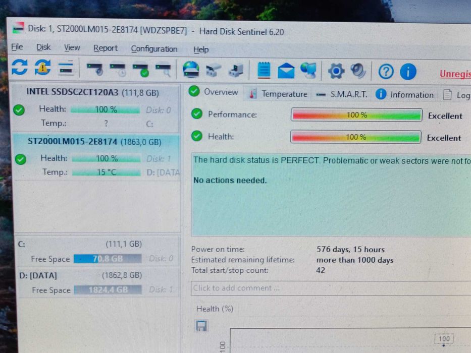 Hard Disk HDD диск 2.5 Seagate 2TB BarraCuda до ПК, НОУТА або PS