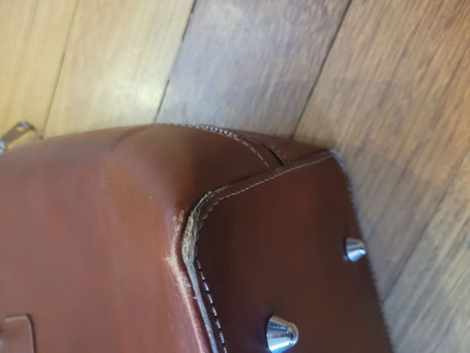 Torebka vera pelle mieszcząca a4