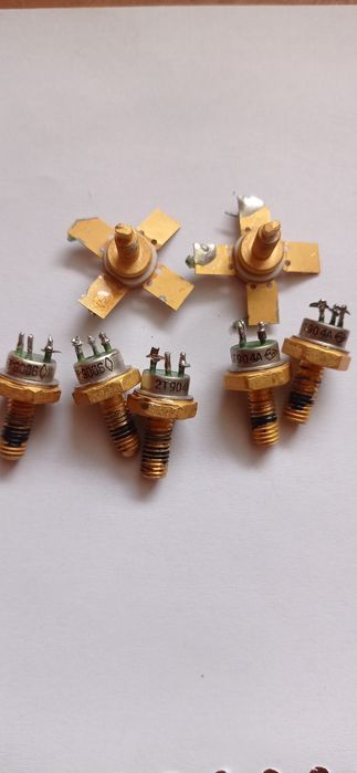 Радиодетали СССР позолота