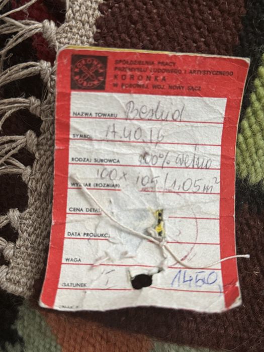 Gobelin kilim kapa vintage