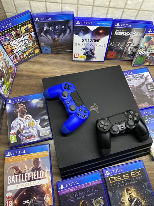 ГАРАНТІЯ+Ігри Playstation 4 PRO на 1000гб (55 ігор на аккаунті)