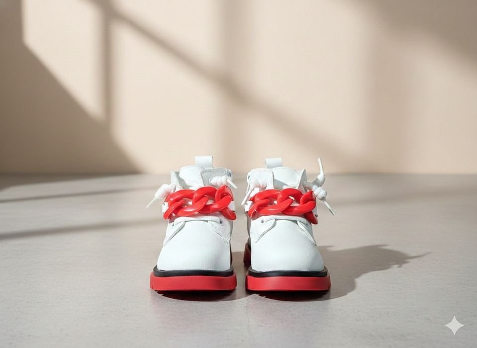 ЛІКВІДАЦІЯ залишків! Дитячі черевики GFB (білі). Останні розміри