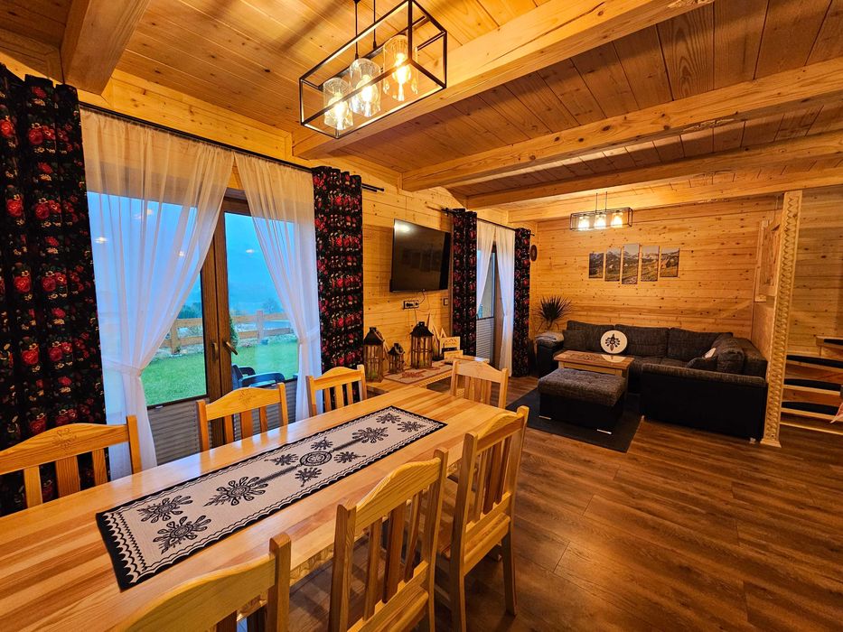 Domek z jacuzzi i sauną w górach na wyłączność