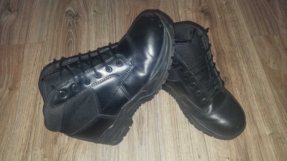 Buty MAGNUM Midnite Plus II 40/41 26cm taktyczne skórzane półwysokie