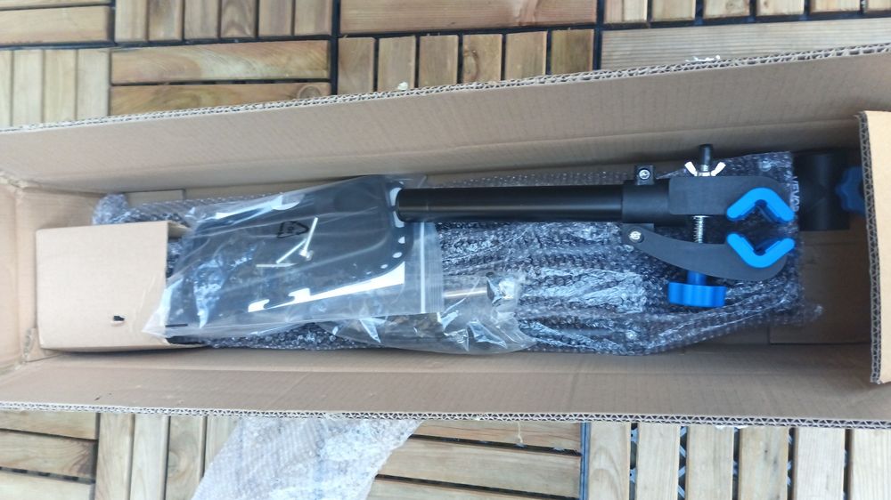 Stojak serwisowy rowerowy uchwyt skladany