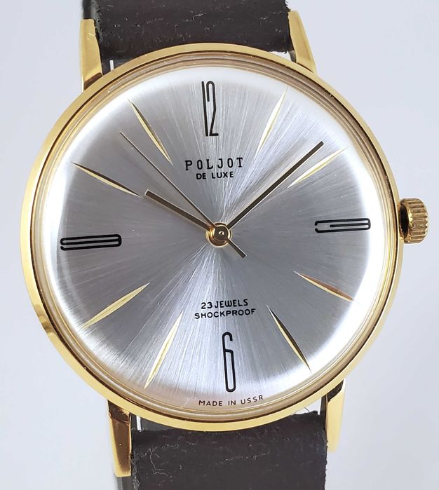 Годинник Poljot. Полет Часы Poljot de Luxe cal. 2209 made in USSR СССР