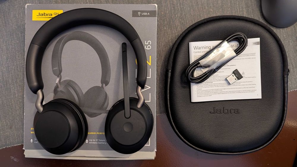 Jabra Evolve2 65 Stereo USB-A UC Black HSC110W + END060W