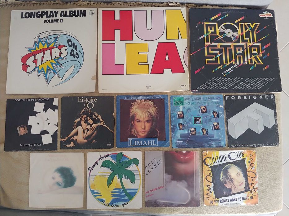 8 Discos vinil (singles/LP)