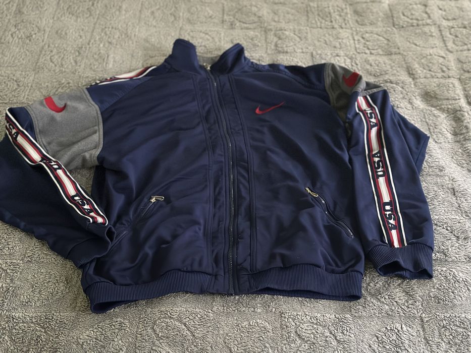Sports jacket Vintage Nike USA with zipper
