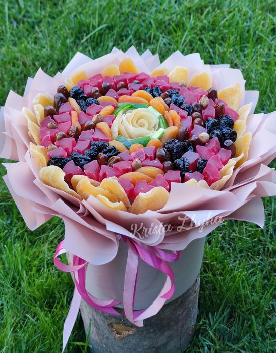 Смачні букети, мясний букет,солодкий,фруктовий, подарок,подарунок