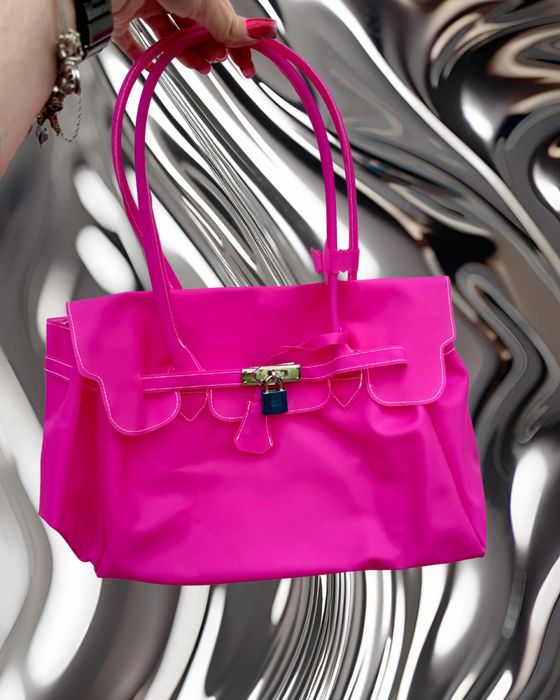 Трендова силіконова сумка Jelly Firkin (Birkin)