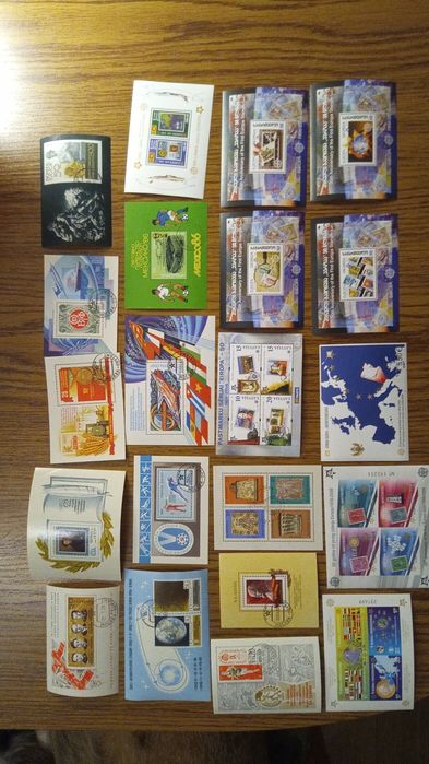 Znaczki pocztowe , bloczki zagraniczne